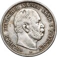 Niemcy, Prusy, Wilhelm I, 2 marki 1876 A