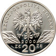 33. Polska, III RP, 20 złotych 2000, Dudek