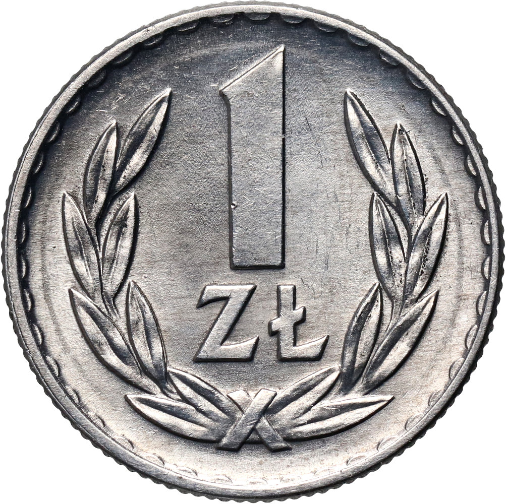 28. Polska, PRL, 1 złoty 1968