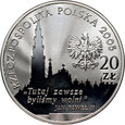 Polska, III RP, 20 złotych 2005, Obrona Jasnej Góry