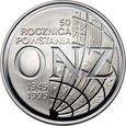 163. Polska, III RP, 20 złotych 1995, 50 Rocznica ONZ