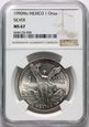 Meksyk, 1 onza 1990 Mo, Libertad, NGC MS67