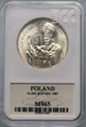 36. PRL, 10000 złotych 1987, Jan Paweł II, GCN MS65