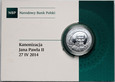 Polska, III RP, 10 złotych 2014, Kanonizacja Jana Pawła II