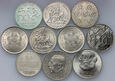 79. Niemcy, zestaw 10 monet 1971-1979