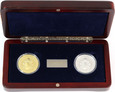 Polska, III RP, zestaw 2 medali 2008, Jan Paweł II, srebro
