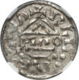 Niemcy, Bawaria, Henryk II Kłótnik 985-995, denar, Regensburg