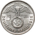 107. Niemcy, III Rzesza, 5 marek 1938 J, Paul von Hindenburg