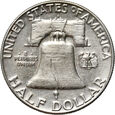 24. USA, 1/2 dolara 1962 D, Benjamin Franklin
