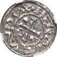 Niemcy, Bawaria, Henryk II Kłótnik 985-995, denar, Regensburg