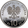 Polska, III RP, 10 złotych 1996, Zygmunt II August, Popiersie