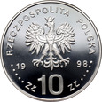 Polska, III RP, 10 złotych 1998, Igrzyska Olimpijskie Nagano, #TP