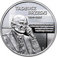 51. Polska, III RP, 10 złotych 2021, Tadeusz Brzeski