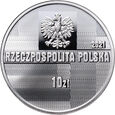 51. Polska, III RP, 10 złotych 2021, Tadeusz Brzeski
