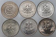 1601. Polska, III RP, zestaw 6 monet 1991-1993