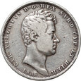 Włochy, Sardynia, Karol Albert, 5 lirów 1836 P, Genua