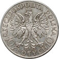 II RP, 10 złotych 1933, Głowa Kobiety, ze znakiem Mennicy