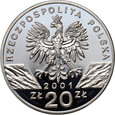 45. Polska, III RP, 20 złotych 2001, Paź Królowej