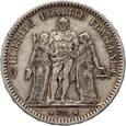 Francja, 5 franków 1873 A, Herkules