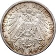 Niemcy, Prusy, Wilhelm II, 2 marki 1908 A