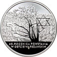 Polska, III RP, 20 złotych 2008, Getto Warszawskie