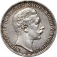 Niemcy, Prusy, Wilhelm II, 3 marki 1910 A, #SB