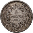 Francja, 5 franków 1849 A, Herkules