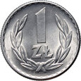 35. Polska, PRL, 1 złoty 1965, rzadszy rocznik