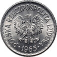 35. Polska, PRL, 1 złoty 1965, rzadszy rocznik