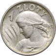 41. Polska, II RP, 1 złoty 1925, Żniwiarka, Londyn