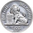 32. Belgia, Albert II, 1 uncja srebra 2003