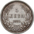 Bułgaria, Aleksander I, 5 leva 1885