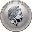 3. Australia, Elżbieta II, 1 dolar 2015 P, Rok Kozy, 1 Oz Ag999