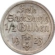 98. Wolne Miasto Gdańsk, 1/2 guldena 1923