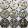 72. Polska, PRL, zestaw 9 monet 50 złotych 1979-1981