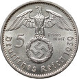 108. Niemcy, III Rzesza, 5 marek 1939 A, Paul von Hindenburg