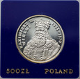 Polska, PRL, 500 złotych 1987, Kazimierz III Wielki