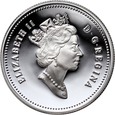 2. Kanada, Elżbieta II, zestaw 4 x 50 centów 1997, Psy, PROOF