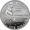 USA, dolar 1996 P, Olimpiada Atlanta 1996, PROOF, #V23