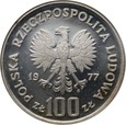 3. Polska, PRL, 100 złotych 1977, Władysław Reymont, PRÓBA