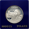 Polska, PRL, 5000 złotych 1989, Toruń