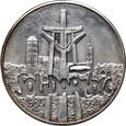 14. Polska, 100000 złotych 1990, Solidarność Typ A, 1 Oz Ag999