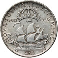 101. Szwecja, Gustaw V, 2 korony 1938, Delaware