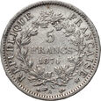 52. Francja, 5 franków 1874 A, Herkules