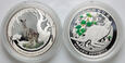 113. Polska/Australia, zestaw 2 monet 2013, Kangury świata 2Oz Ag999