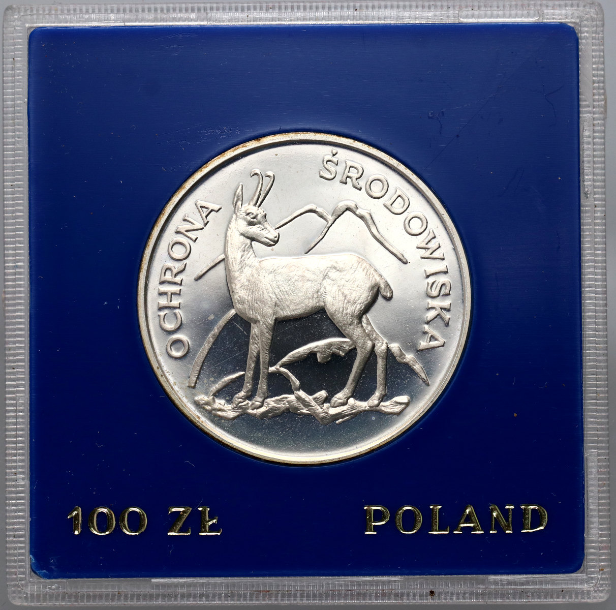 16. Polska, PRL, 100 złotych 1979, Ochrona Środowiska - Kozica