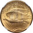 USA, 20 dolarów 1924, Filadalfia, NGC MS66, #LK