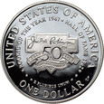51. USA, dolar 1997 S, Jackie Robinson, PROOF #AR
