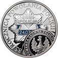 16. Polska, III RP, 10 złotych 2004, 85 lat Policji