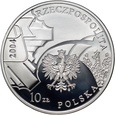 16. Polska, III RP, 10 złotych 2004, 85 lat Policji